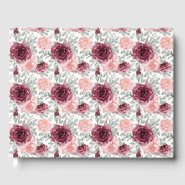 Livro De Visitas Rosa Guest Book