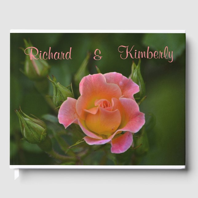 Livro De Visitas Rosa Rosa Rosa (Frente)