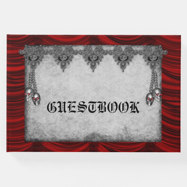 Livro De Visitas Rosas de sangue e (Frente)