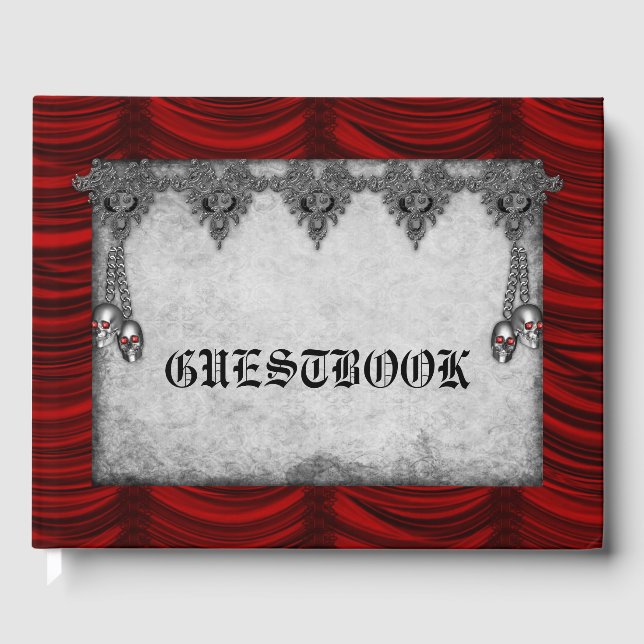 Livro De Visitas Rosas de sangue e (Frente)