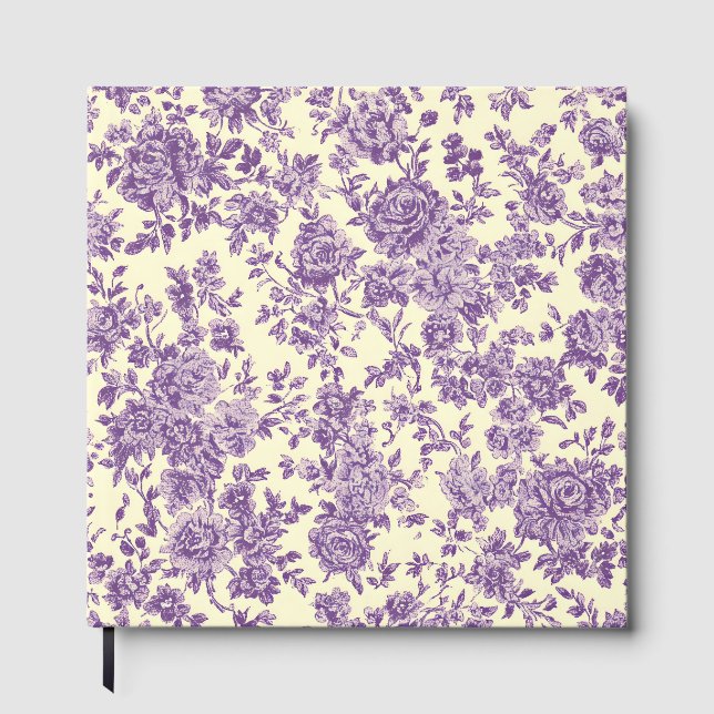 Livro De Visitas Rosas Roxas (Frente)