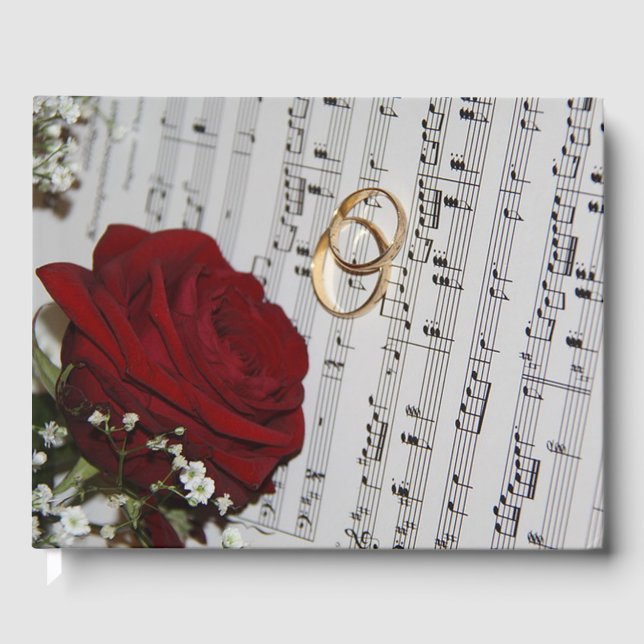 Livro De Visitas Rosas vermelhas (Frente)