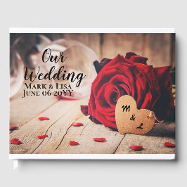 Livro De Visitas Rosas vermelhas