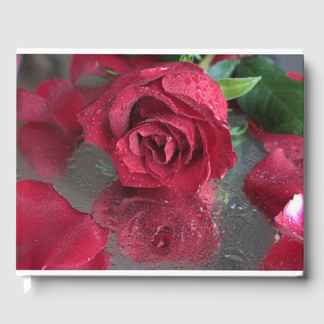 Livro De Visitas Rosas vermelhas (Frente)