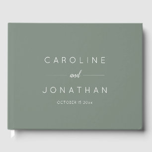 Livro De Visitas Roteiro Minimalista Moderno Casamento Personalizad