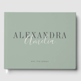Livro De Visitas Rótulo de Negócios Personalizado Minimalista Boho 
