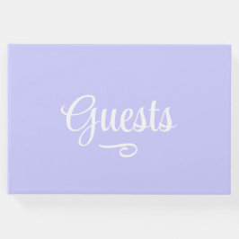 Livro De Visitas Roxo Periwinkle