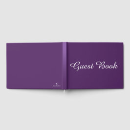 Livro De Visitas Roxo Profundo