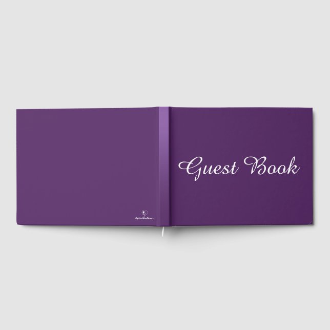 Livro De Visitas Roxo Profundo (Completo)