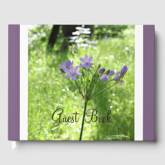 Livro De Visitas Roxo Wildflower Guest Book