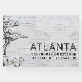 Livro De Visitas Rustic Bonsai Birch Wood Treehouse Airbnb Rental
