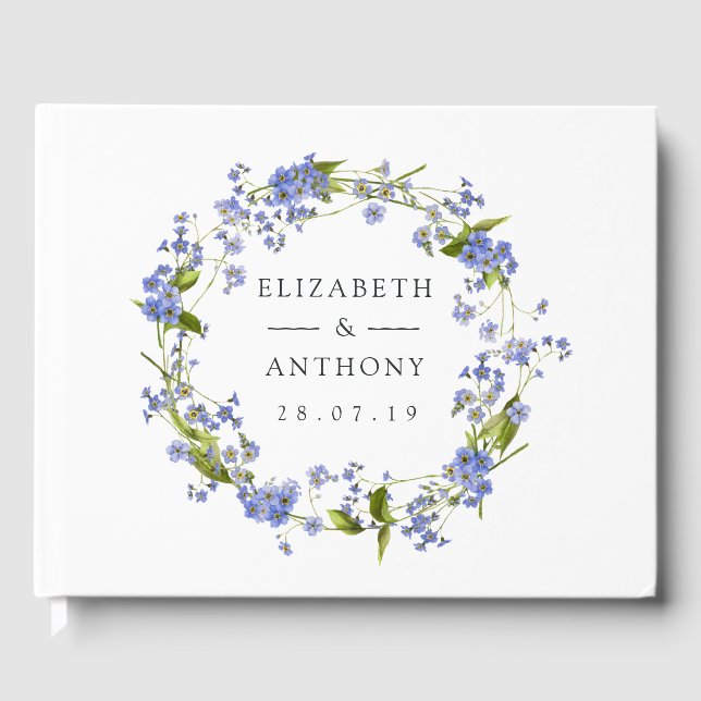 Livro De Visitas Rustic Mason Jar Esquece-Me De Não Casar (Frente)