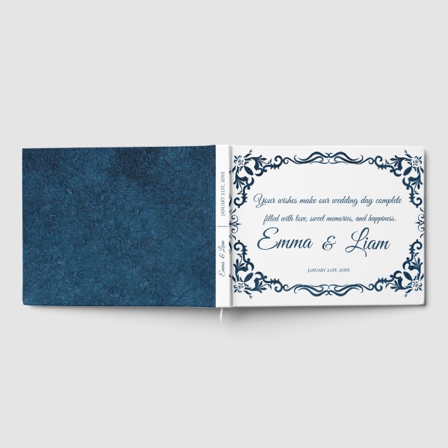 Livro De Visitas Rustic Mexican Wedding Guest Book  (Completo)