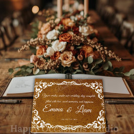 Livro De Visitas Rustic Mexican Wedding Guest Book 