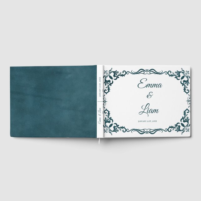 Livro De Visitas Rustic Mexican Wedding Guest Book  (Completo)