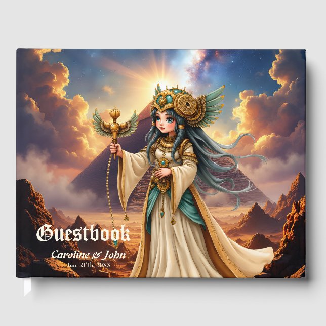 Livro De Visitas Sacerdotisa Celestial da Pirâmide Dourada. (Frente)