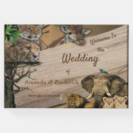 Livro De Visitas Safari ao ar livre