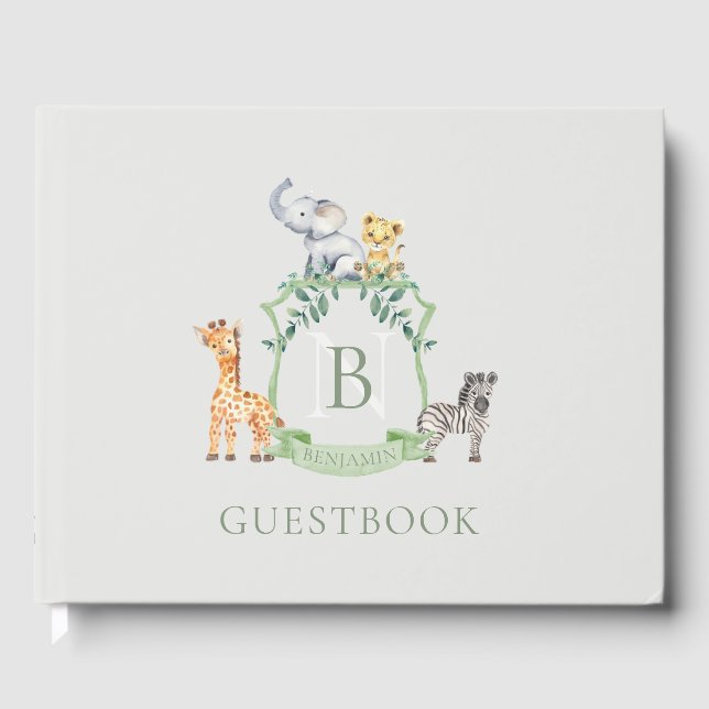 Livro De Visitas Safari Crest (Frente)