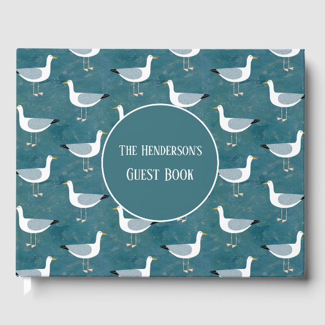 Livro De Visitas Seagull divertido (Frente)