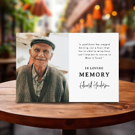 Livro De Visitas Sentimental Keepsake Funeral Photo 