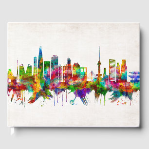 Livro De Visitas Seul Coreia do Sul Skyline