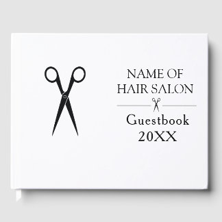 Livro De Visitas Simple elegant business light beauty salon