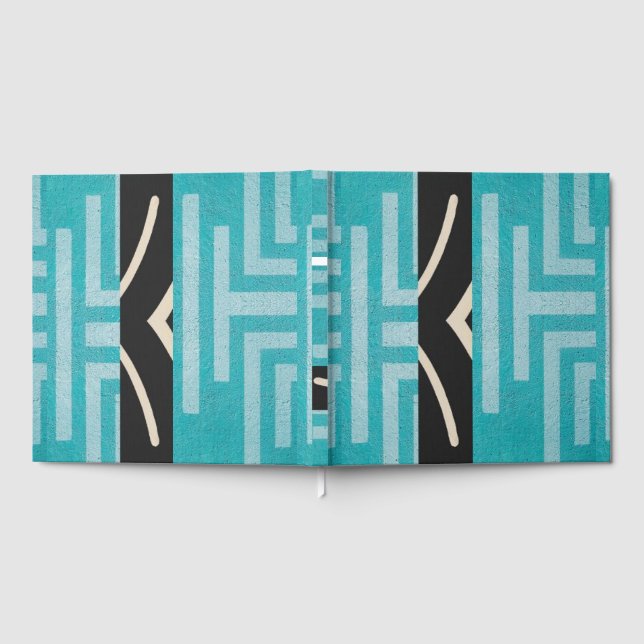 Livro De Visitas Sofisticada ilha africana caribenha de luxo (Completo)