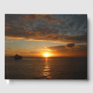 Livro De Visitas Sol no Mar II - Capa de Mar Tropical
