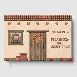 Livro De Visitas Southwest Adobe Hacienda Personalized