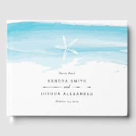 Livro De Visitas Starfish Beach Weding Guest Book