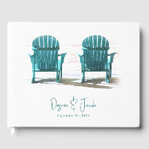 Summer Teal White Beach Chairs