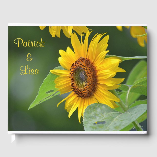 Livro De Visitas Sunflower (Frente)