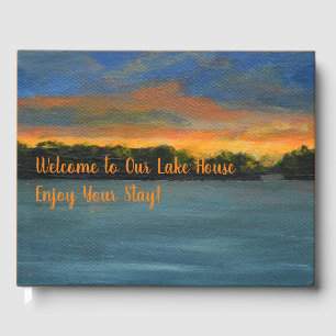 Livro De Visitas Sunrise no Lago Vacation Rental Guest Book