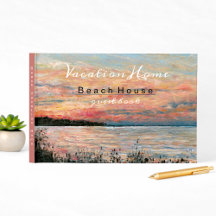 Sunset Beach Home Vacation Rental Guest Book