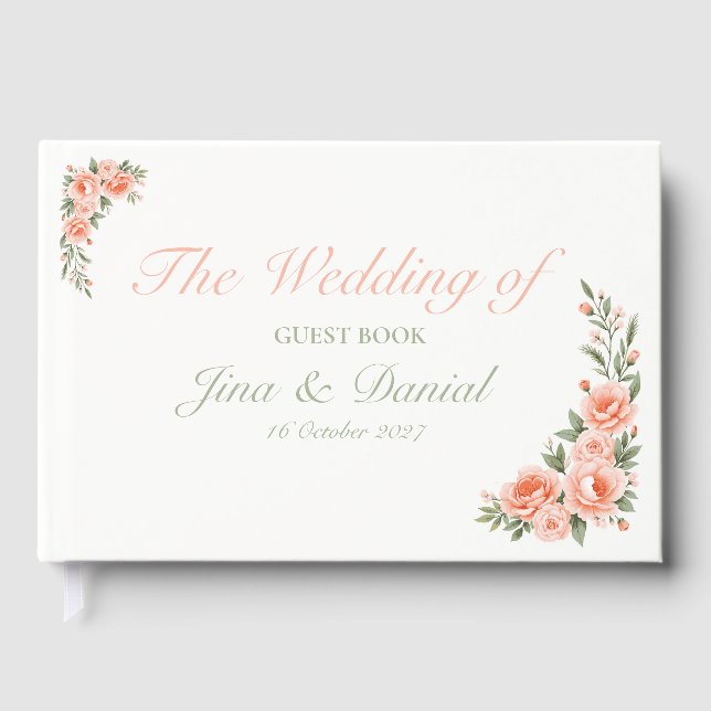 Livro De Visitas Sunset Bloom (Frente)