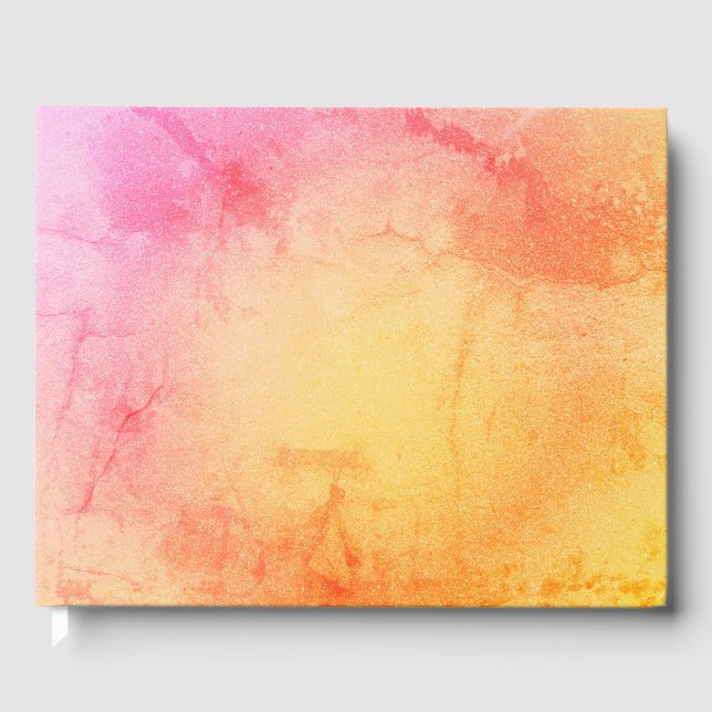 Livro de Visitas Sunset Marble (Frente)