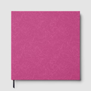 Livro De Visitas Superfície texturizada rosa com padrão espiral