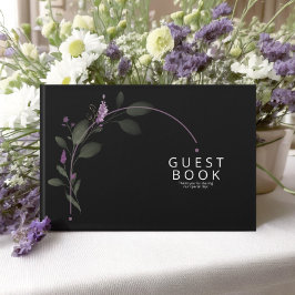 Livro De Visitas Sweet Floral Arch Wedding Lilac ID998