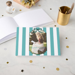 Livro De Visitas Teal Green Graduation