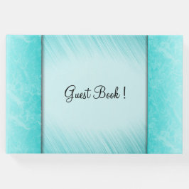Livro De Visitas Teal Marble Columns Guest Book