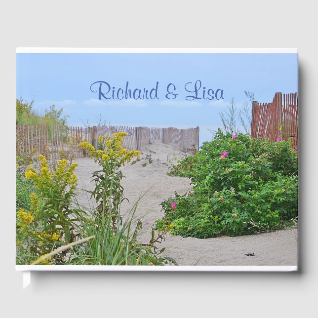 Livro De Visitas Tema de costa (Frente)