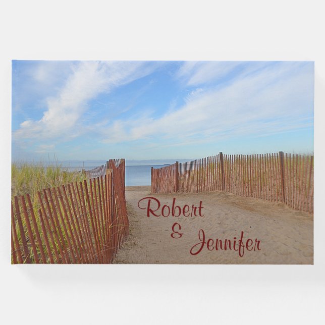 Livro De Visitas Tema de costa (Frente)