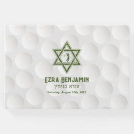 Livro De Visitas Tema de Golfe Bar Mitzvah