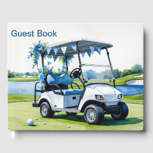 Livro De Visitas Tema do Chá de fraldas de Golfe