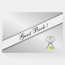 Livro De Visitas Tênis Custom Silver Guest Book