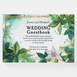 Livro De Visitas 💍 Texto personalizado Passiflora Serenidade