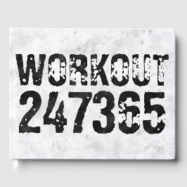 Livro De Visitas Texto riscado vestido Workout 247365 rústico