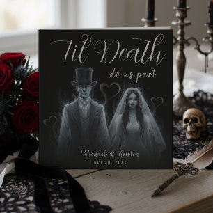 Livro De Visitas Til Death Do Us Part Ghost Gothic Wedding