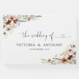 Livro De Visitas Tiny Wildflower Weding Guest Book