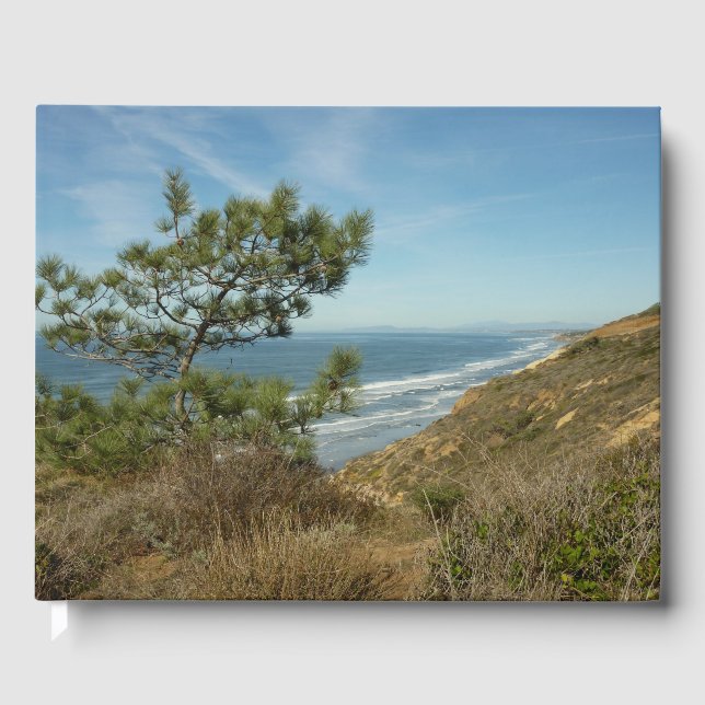 Livro De Visitas Torrey Pine e California Costeira Paisagem (Frente)